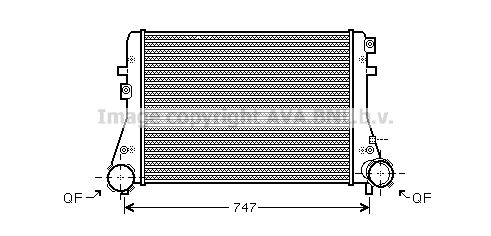 AVA QUALITY COOLING Интеркулер VWA4227